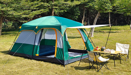 2023 New Design Camping Tents Camping Outdoor Two bedroom one living room tent